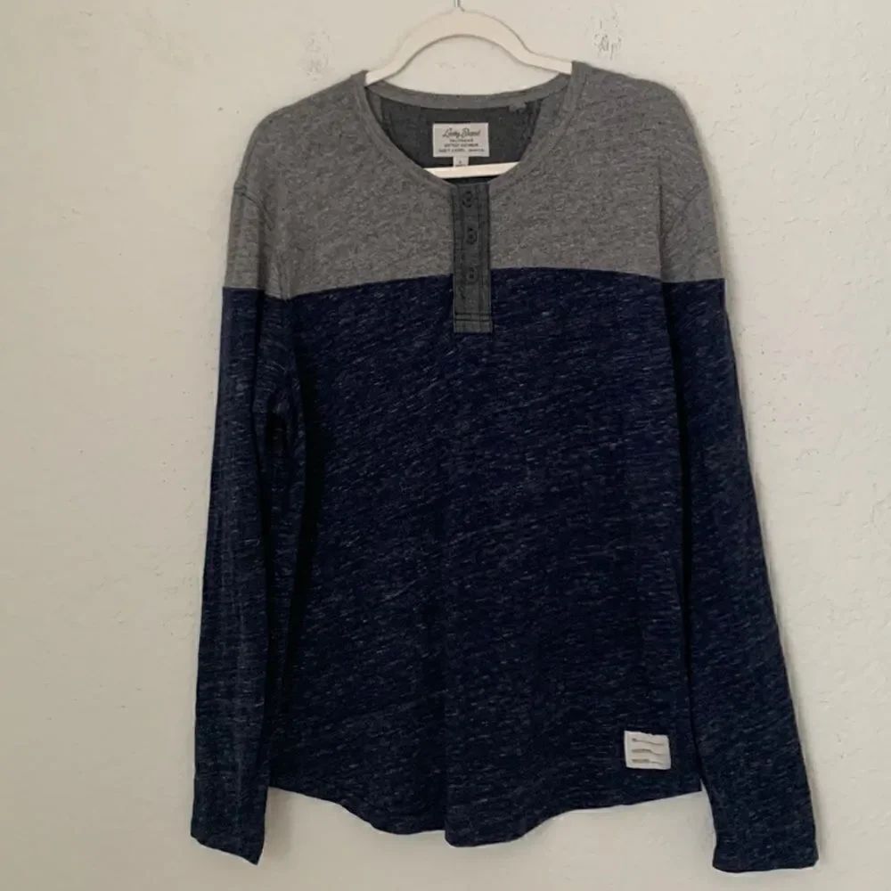 Lucky Brand Softest Knitwear Long Sleeve Men’s T-Short Size L